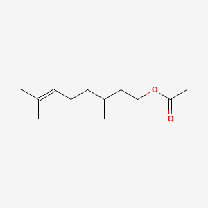 2D structure of citronellyl acetate