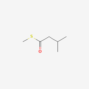 2D Lewis structure of s-methyl 3-methylbutanethioate