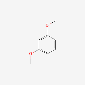2D Lewis structure of 1,3-dimethoxybenzene