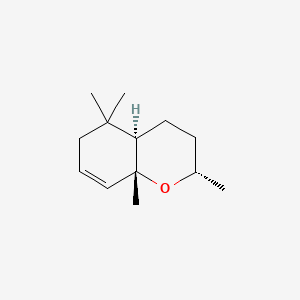 2D Lewis structure of dihydroedulan i