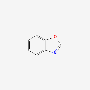 2D Lewis structure of benzoxazole