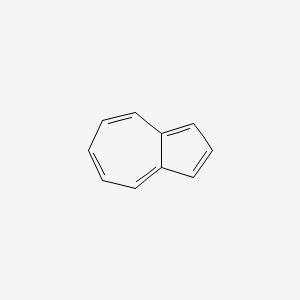 2D structure of azulene