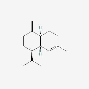 2D Lewis structure of (-)-gamma-cadinene
