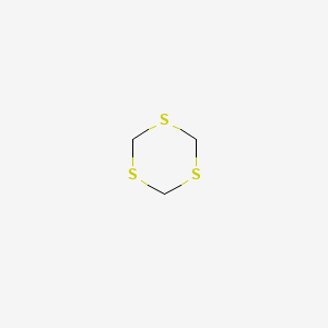 2D structure of 1,3,5-trithiane