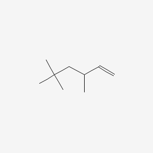 2D Lewis structure of 3,5,5-trimethyl-1-hexene