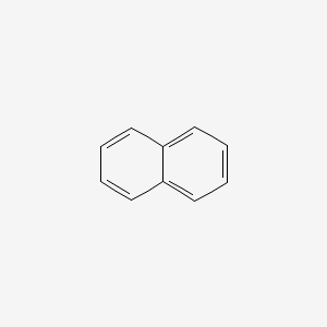 2D Lewis structure of naphthalene