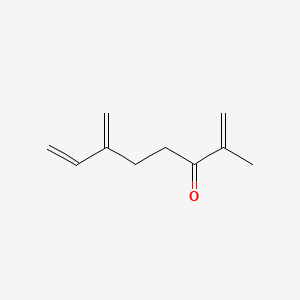 2D Lewis structure of 2-methyl-6-methylene-1,7-octadien-3-one