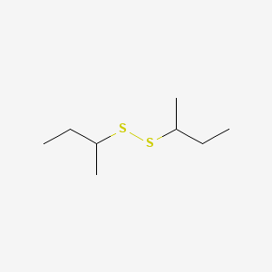 2D Lewis structure of di-sec-butyl disulfide
