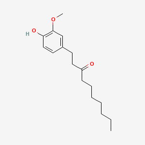 2D Lewis structure of paradol