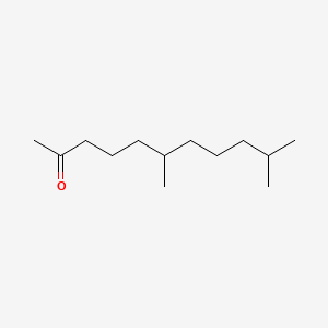 2D Lewis structure of 6,10-dimethyl-2-undecanone