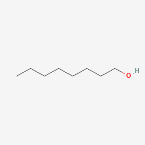 2D Lewis structure of 1-octanol