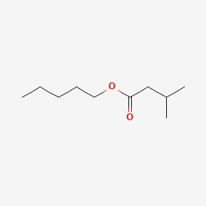 2D Lewis structure of amyl isovalerate