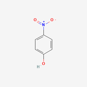 2D Lewis structure of 4-nitrophenol