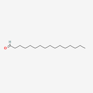 2D structure of hexadecanal