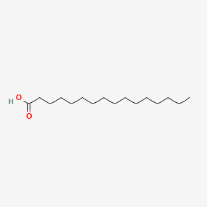 2D structure of palmitic acid