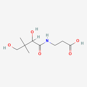 2D structure of pantothenic acid