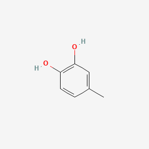 2D Lewis structure of 4-methyl-1,2-benzenediol
